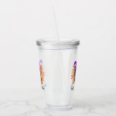 Happy Meow-o-ween - Black Hexenkatze Acryltrinkbecher (Links)