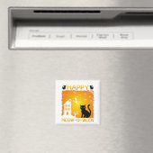 Happy Meow-O-Ween Magnet (In Situ (Geschirrspüler))