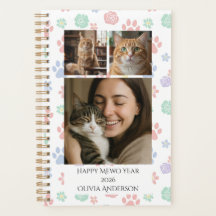 Happy Meow Year 2026 Custom Photo Pet Lover 
