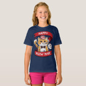  Happy Meow Year - Frohes neues Jahr T-Shirt (Vorne ganz)