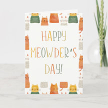 Happy Meowder's Day Cat Mama Niedlich Muttertag