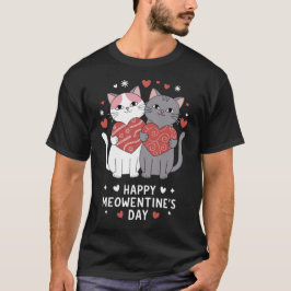 Happy Meowentine Day Funny T-Shirt
