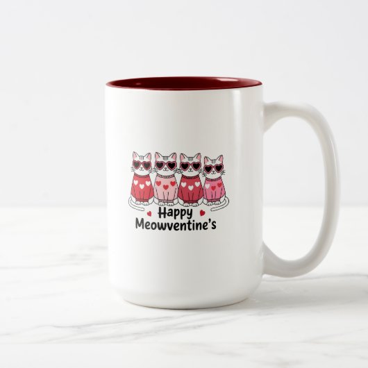 Happy Meowentine Tasse (Rechts)