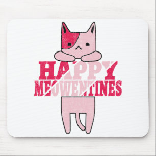 Happy Meowentines Coole Valentintagesgeschenke Mousepad