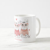 Happy Meowentines Day Cat Kaffeetasse (VorderseiteRechts)