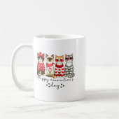 Happy Meowentine's Day Cute Valentines Funny Cat S Kaffeetasse (Links)