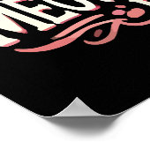 Happy Meowentine's Day - Niedlicher Cat Valentinst Poster (Ecke)