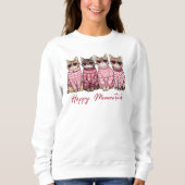 Happy Meowentines Sweatshirt (Vorderseite)