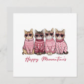 Happy Meowentines Valentines Day Card (Vorne/Hinten)