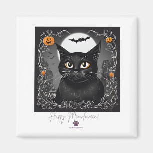 Happy Meowloween! Magnet