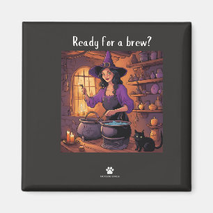 Happy Meowloween! Magnet