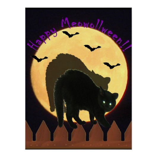 Happy Meowolleen Poster (Vorderseite)