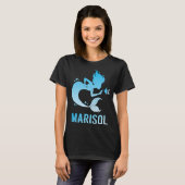 Happy Mermaid - Marisol Name T-Shirt (Vorne ganz)