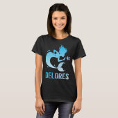 Happy Mermaid - Name Delores T-Shirt (Vorne ganz)