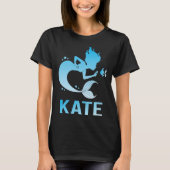 Happy Mermaid - Name Kate T-Shirt (Vorderseite)