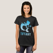 Happy Mermaid - Tiffany Name T-Shirt (Vorne ganz)