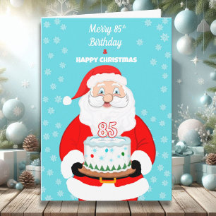 Happy Merry 85. Geburtstag Weihnachten Weihnachten Karte