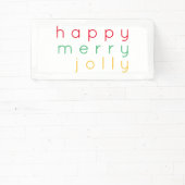 HAPPY MERRY JOLLY 2'x1' Banner (InSitu)