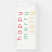 HAPPY MERRY JOLLY 2'x1' Banner (Vertikal)