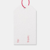 HAPPY MERRY JOLLY Gift Tags Geschenkanhänger (Rückseite)