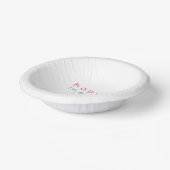 HAPPY MERRY JOLLY Paper Bowls Pappteller (Gewinkelt)