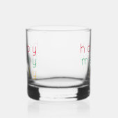 HAPPY MERRY JOLLY Rocks Glass Whiskyglas (Rechts)