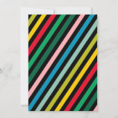 Happy Merry Joyful | WeihnachtsfotoCollage Feiertagskarte (Rückseite)