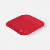 Happy Merry Party Plate Pappteller (Gewinkelt)