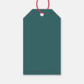 Happy Merry Personalisiert Holiday Gift Tags Geschenkanhänger (Rückseite)