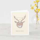 "Happy Merry What" Sarcastic Weihnachten/Urlaub Karte (Gelbe Blume)