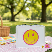 Happy Metal Lunch Box