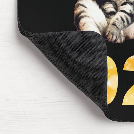 Happy Mew Year 2025 Mousepad (Ecke)