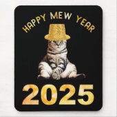 Happy Mew Year 2025 Mousepad (Vorne)