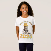 Happy Mew Year 2025 T-Shirt (Vorne ganz)