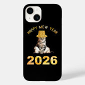 Happy Mew Year 2026 Case-Mate iPhone Hülle (Rückseite)
