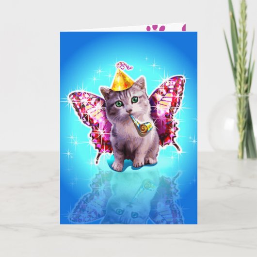 Happy Mew Year Feiertagskarte (Vorderseite)