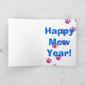 Happy Mew Year Feiertagskarte (Innenseite)