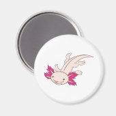 Happy Mexican Axolotl Magnet (Vorderseite/Rückseite)