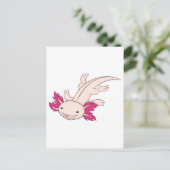 Happy Mexican Axolotl Postkarte (Stehend Vorderseite)
