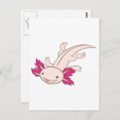 Happy Mexican Axolotl Postkarte (Vorne/Hinten)