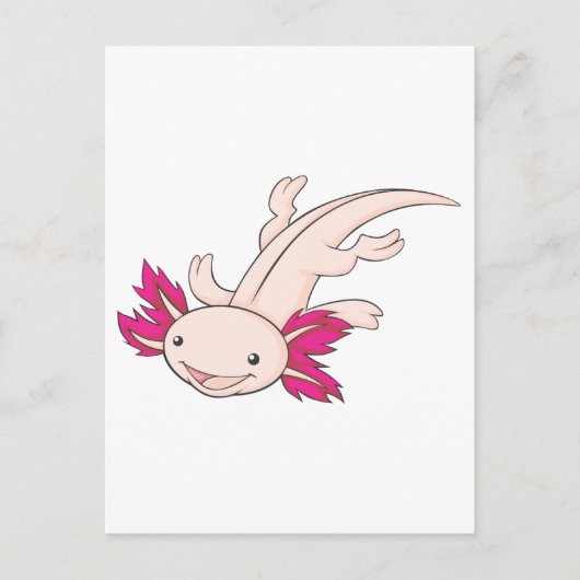 Happy Mexican Axolotl Postkarte (Vorderseite)