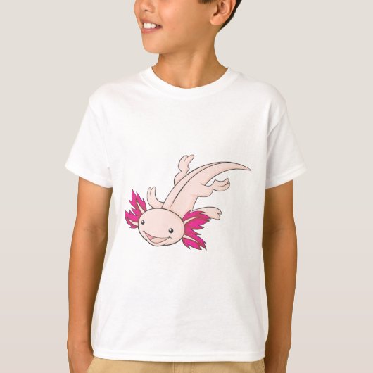 Happy Mexican Axolotl T-Shirt (Vorderseite)