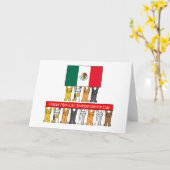 Happy Mexican Independence Day 16. September Karte (Gelbe Blume)