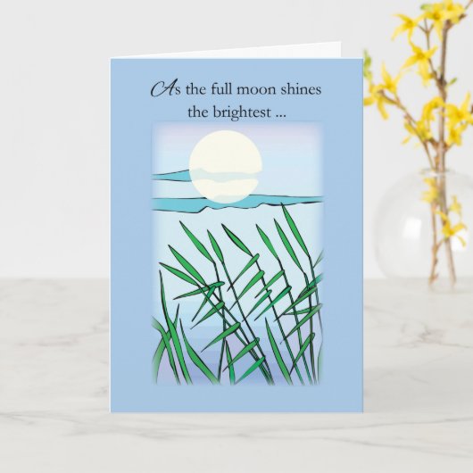 Happy Mid Herbstfestival Karte (Gelbe Blume)