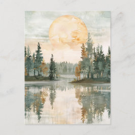 Happy Midsommer Nordic Postkarte