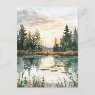 Happy Midsommer Nordic Postkarte