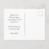 Happy Midsommer Nordic Postkarte (Rückseite)