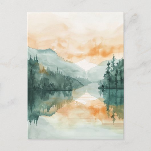 Happy Midsommer Nordic Postkarte (Vorderseite)