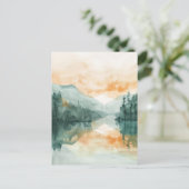 Happy Midsommer Nordic Postkarte (Stehend Vorderseite)