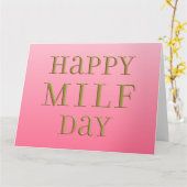 Happy MILF Day Karte (Gelbe Blume)